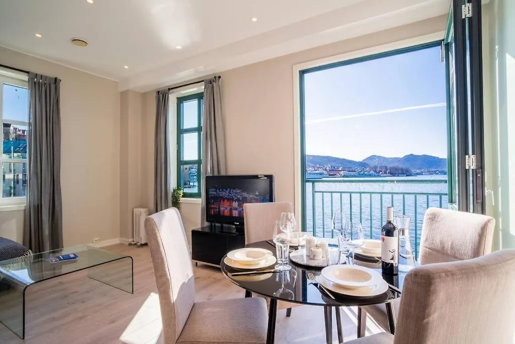 Seafront Apt. With Elevator And French Balcony Bergen Norvège